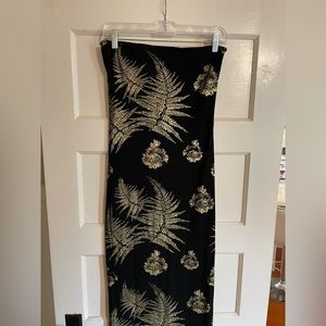 Kahulaleʻe bodycon maxi strapless dress
